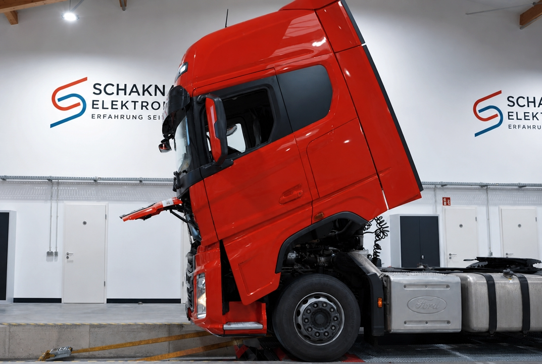Ford F-Max 500 auf dem Leistungsprüfstand bei Schaknat