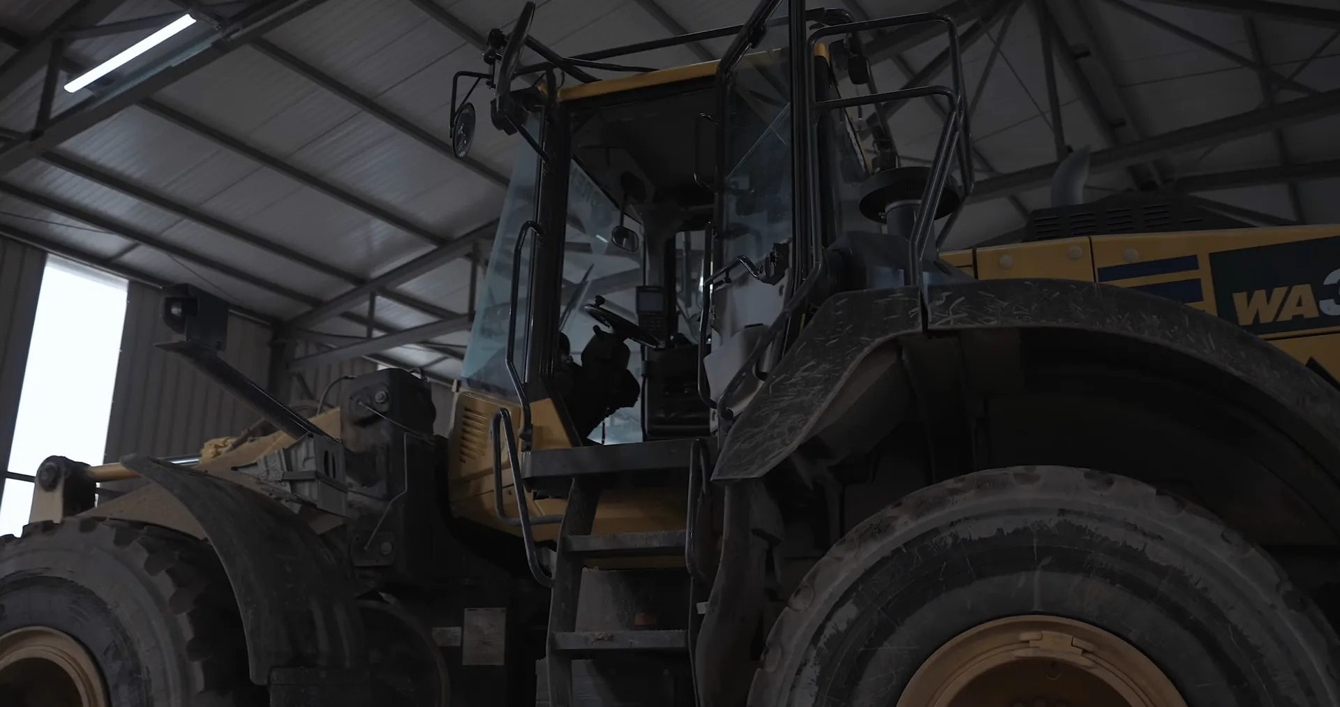Komatsu WA380 Radlader Detailansicht