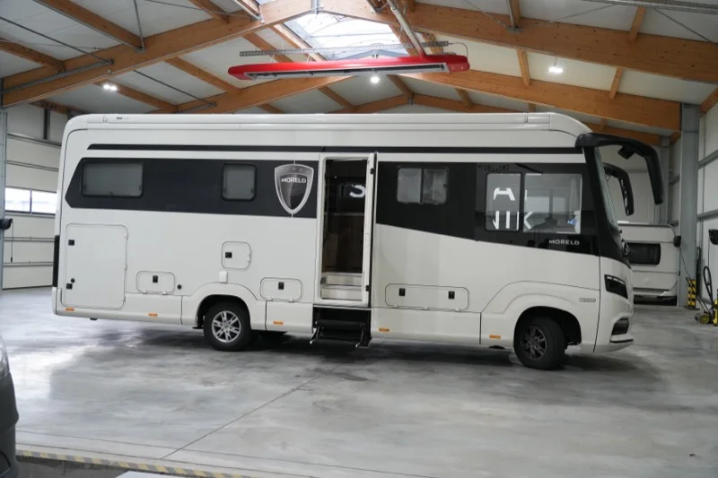 Wohnmobil in der Werkstatt