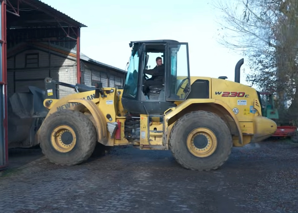 New Holland W230C Radlader, Motoroptimierung bei Schaknat