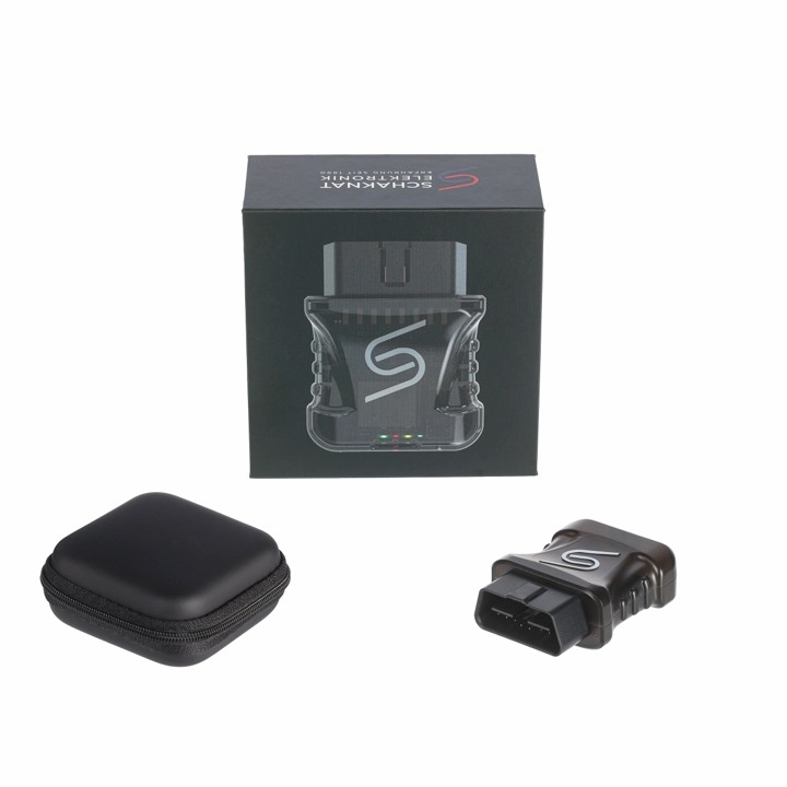 Schaknat-Dongle mit Tasche und Verpackung