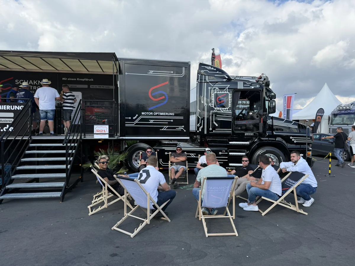 Schaknat Messe-Lounge, professionelles Ambiente