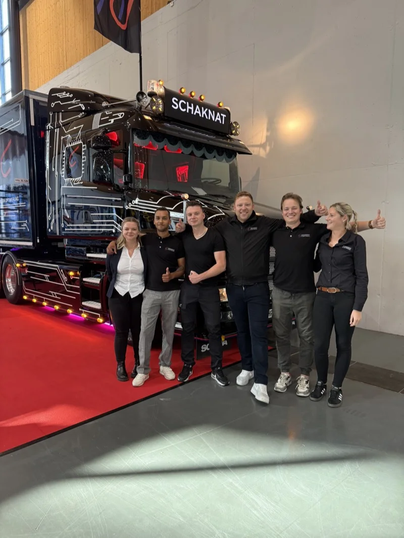 Team Schaknat auf der Messe