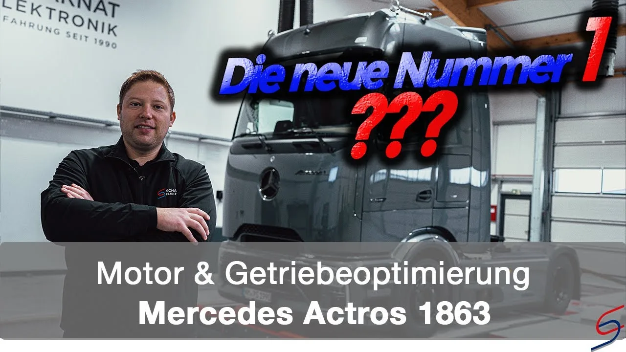 Actros 1863 : le nouveau numéro 1 au banc de puissance